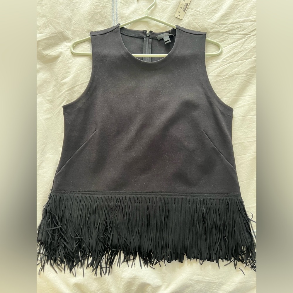 J. Crew Fringe Bottom Tank